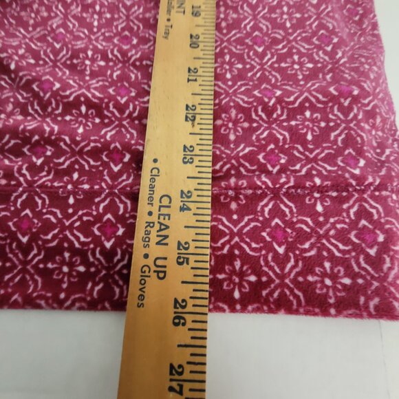 NAUTICA Pajama Set Women's XL Berry Fleece Top & Pants Pockets Drawstring - Picture 8 of 14